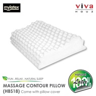 Mylatex Contour Shape Pillow With Soft Massage Effec 100% Natural Latex  HBS18