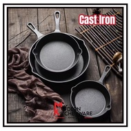 【ModernKitchenware】Cast Iron Pan Cast Iron Cooking Pan Cast Iron Frying Pan Cast Iron Serving Pan