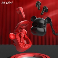 ♥ SFREE Shipping ♥ BearBrick B5 TWS Bluetooth Earphones Violent Bear Wireless noise reduction Earphone Built in microphone calls Music Game In Ear Cartoon Doll Pendant 11CM