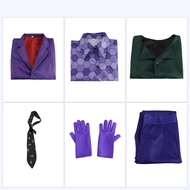 DC phim joaquin Phoenix Joker Trang Phục Cosplay Arthur FLECK Bộ màu tím đầy đủ bộ Dark Knight trang