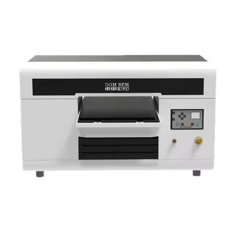 Toshen A3 heightened uv flatbed printer small 3D relief mobile phone case cylindrical glass wine bot