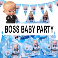 [SG SELLER] Baby Boss Party Supplies & Decoration Kit for Kids Birthday Party