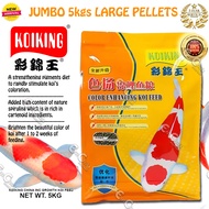 JUMBO 5kgs (Five kgs) Koiking Color-Enchancing (YELLOW PACKAGE) (ff) Fish Food Koi Foods Carp