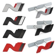 Car Sticker N Line Nline Badge Emblem Decal Front Grille for Hyundai I30 2021 Sonata Elantra Veloste