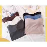 Ultra-thin vermicelli 2-strap bra with chest pad, Korean style Ulzzang, AL03