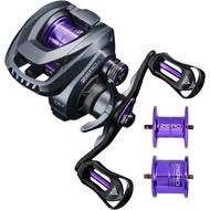 SEASIR Zero119 Ultralight Baitcasting Reel 4.2oz, Reel Baitcaster Memancing BFS, Double Spool, Casti