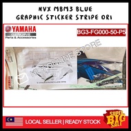Stripe Sticker Cover Set YAMAHA NVX 155 Original HLY DOXOU