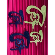 Letter calligraphyCNY sz12-18cm 5 words