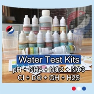 PETSEA Chlorine Tester pH Tester Aquarium Test Kit Ammonia Test Kit Water Test Kit Nitrate Test Kit 