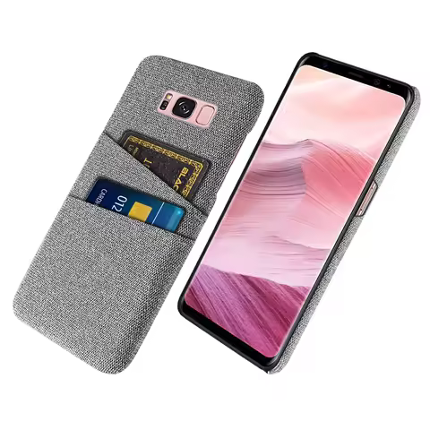 S8 For Samsung Galaxy S8 S8 Plus S8+ Samsung S 8 S8plus Case Luxury Fabric Dual Card Phone Cover For