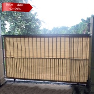 Beige Thick Shade Screen  Balcony Yard Privacy Fence UV