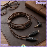 WARREEN Earphone Replacement Cable, OFC Low Loss 3.5mm Plug Headphone Sound Cable, 3.9ft Flexible Ea