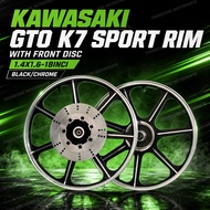 KAWASAKI GTO K7 SPORT RIM 1.4X1.6-18INCI BLACK/CHROME