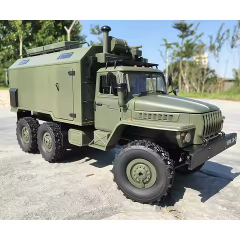 WPL 1:16 Scale 6WD Military Truck B36 RC Car Soviet Ural Off-road Vehicle Simulation Climbing Model 