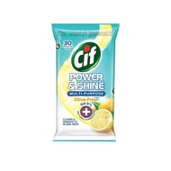 CIF Power & Shine Multi-Purpose Wipes 30 Large Thick Wipes Ocean Fresh S3 - gws31207