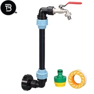 TRB IBC Adapter withOutlet Valve IBC Gooseneck Outlet Tap IBC Tank Fitting