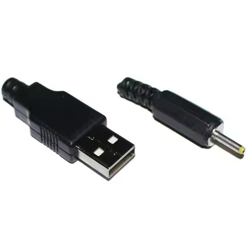 5pairs Male USB + 2.5*0.7mm DC Power Plug Charger jack DIY Connector for Pipo M9 Pro 3G Ampe A10 Del