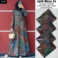 Gamis Kaos Jumbo Motif Abstrak Bahan Calvin Jeans Jarik Maxy 16 by Valent Hijab Fashion Solo