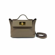 Hermès 大象灰 2424 mini w刻 肩背包