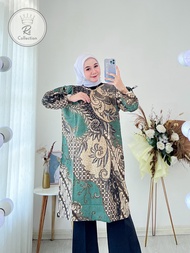 ATASAN WANITA BATIK TUNIK SIZE JUMBO M - 5XL (LD 96 - LD 130)