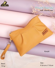 Nanda pouch by aysila chocoly/dompet dan pouch Nanda bahan anti air pouch terlaris dan termurah