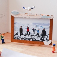 【飛機】搖擺相框音樂盒 4 X 6 相框 | Wooderful life