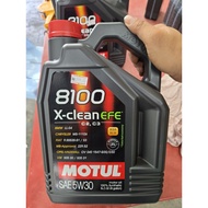 Motul 8100 X-clean EFB 5/30w 5L 100% Fully synthetic