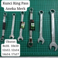 Pass Ring Wrench 8 10 12 14 17 Various Brands
