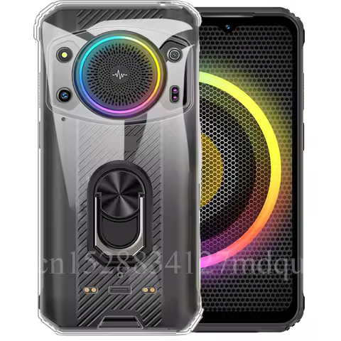Ring Holder Case for Ulefone Armor 21 Black Shockproof Soft TPU Cover on for Ulefone Armor21