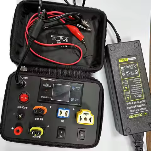 110V 220V to 12V Test Tester Bag for Car Auto Headlight LED Bulb T10 C5W H8 H9 H11 H7 H4 9005 Power 