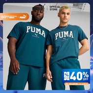 PUMA BASICS - เสื้อยืดผู้ชาย PUMA SQUAD สีเขียว - 68179122