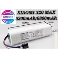 Xiaomi X20 Max Vacuum Robot Battery 5200mAh/6800mAh