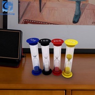 [Gazechimp] 4x Sand Hourglass Timer Colorful Small Hourglass Timer Portable Visual Sand Clock Timer 