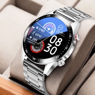 Smartwatch นาฬิกาสมาร์ทวอท Bluetooth Call Smart Watch Men IP67 Waterproof Full Touch Screen 2021 New Sports Smartwatch for Android IOS Fitness TrackerSmartwatch นาฬิกาสมาร์ทวอท Black Silicone