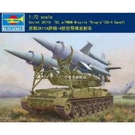 Trumpeter 1/72 07178 Soviet 2K11A TEL w/9M8M missile "Krug-a"(SA-4 Ganef) model