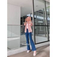 Putry Botcut jeans Bulus Bulus Kaki✍🏻