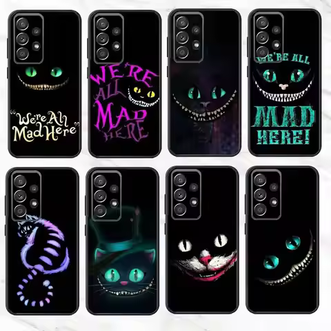 Cool C-Cheshire C-Cat Phone Case For Samsung S25,S24,S21,S22,S23,S30,Ultra,S20,Plus,Fe,Note,10,9,5G 