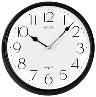 นาฬิกาแขวนผนัง ตัวเรือนทำจากพลาสติก SEIKO รุ่น QXA651K หน้าปัดสีขาว ขอบสีดำ ขนาดตัวเรือน 28 ซม.หรือ 11 นิ้ว ทรงกลม เครื่อง Quartz 3 เข็ม เดินกระตุก