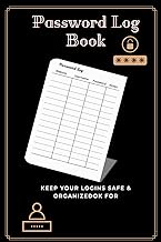 Password Log Book: Internet Password Organizer 6×9 – 110 Pages – Secure Login Logbook for Website, E