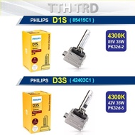 Philips Xenon Standard HID OEM Grade Replacement Bulbs D1S D3S 4300K Warm White | Single Bulb