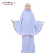 Telekung Siti Khadijah Kids Qaleisya - Senerity Blue