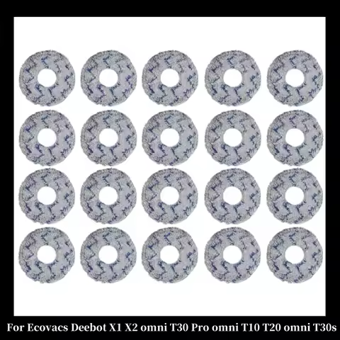 Ecovacs Deebot X1 X2 Omni T30 pro T10 T20 T30s Combo Robot Vacuum Cleaner Mop Cloth Compatible Acces