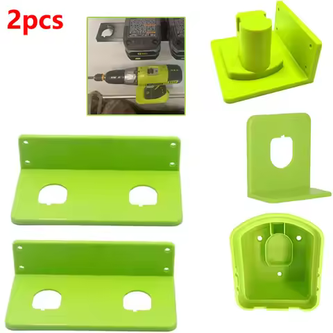 Wall Mount Battery and Tool Holder for Ryobi 18V Lithium Battery Power Tool Drill Storage Hangers Sh
