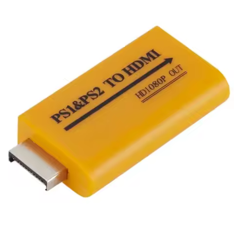 Support 1080P Output PS1 & PS2 To HDMI-compatible With 3.5mm Audio Video Converter