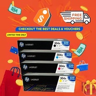 HP 304A BLACK (CC530A)/ CYAN (CC531A) / YELLOW (CC532A) / MAGENTA (CC533A) TONER CARTRIDGES [KawTim 