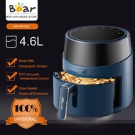 Bear 4.6L Air Fryer Intelligent IMD Screen Home Appliances Multi Cooker Automatic Oil Free Non Stick QZG-A15T2