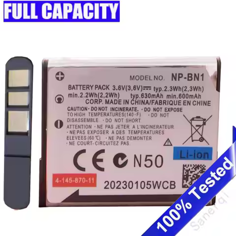 Full NP-BN1 NP-BN Battery for SONY DSC-QX100 QX30 QX10 WX220 WX200 WX170 WX150 WX100 WX80 WX70 WX60 
