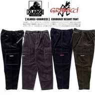 日本預訂 多色選 X-Large x Gramicci 刺繡logo Corduroy Resort Pant 長褲