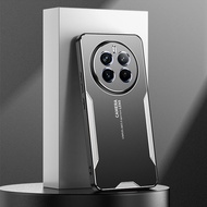 LANLIN เคส Realme 12 Pro Plus Realme 12 Plusอะลูมินัมอัลลอยเคสมือถือสีแมท + TPU + PC เคสครอบโทรศัพท์