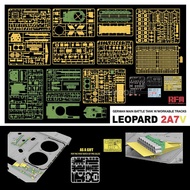 Model W 3G Wheat Field Assembled Tank 5109 Leopard 2A7v Main Battle Tank